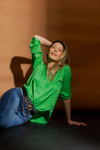 Green Animal Brit Blogger Shirt Green Animal