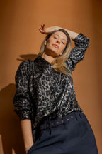 Silver Animal Brit Blogger Shirt Silver Animal