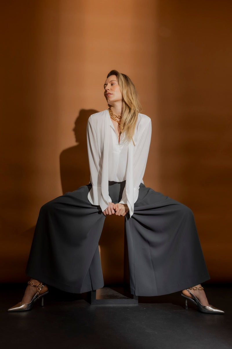 Steel Euro Wide Leg Culotte