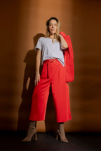 Grey Marle Diamante Charm Tee Grey Marle