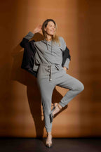 Grey Marle Washed Hoodie Grey Marle