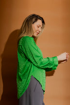 Green Animal Brit Blogger Shirt Green Animal