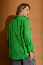 Green Animal Brit Blogger Shirt Green Animal