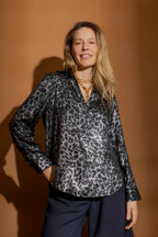 Silver Animal Brit Blogger Shirt Silver Animal