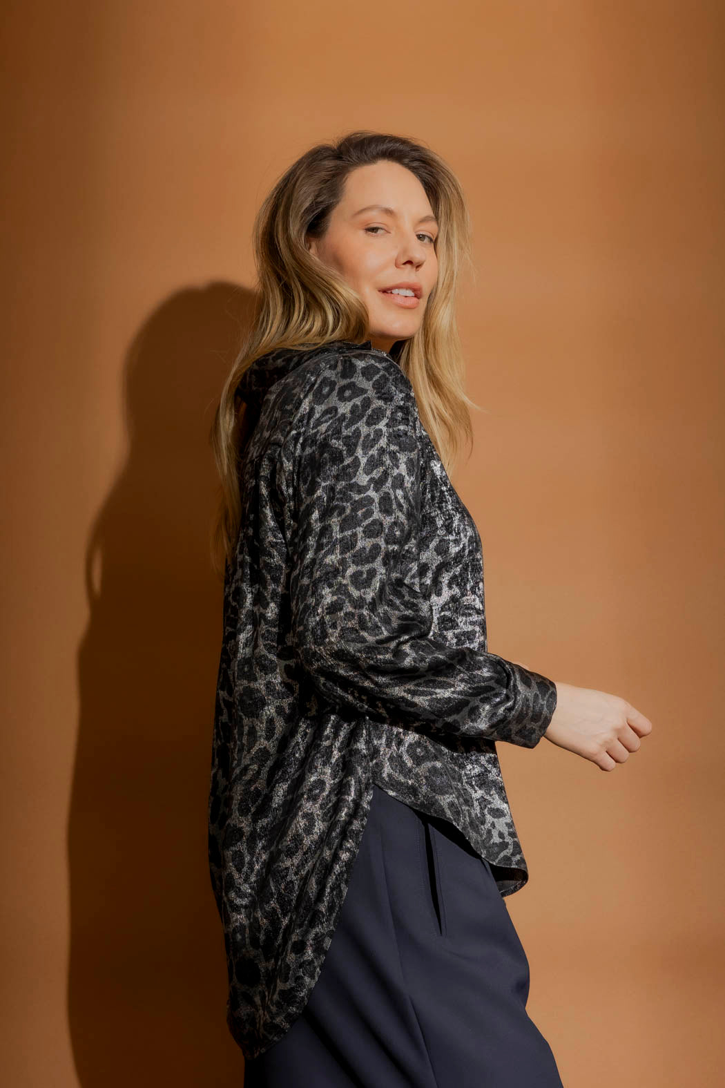 Silver Animal Brit Blogger Shirt Silver Animal