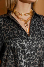 Silver Animal Brit Blogger Shirt Silver Animal