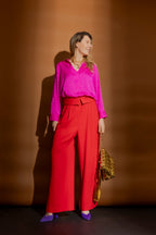 Pink Animal Brit Blogger Shirt Pink Animal