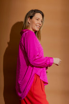 Pink Animal Brit Blogger Shirt Pink Animal