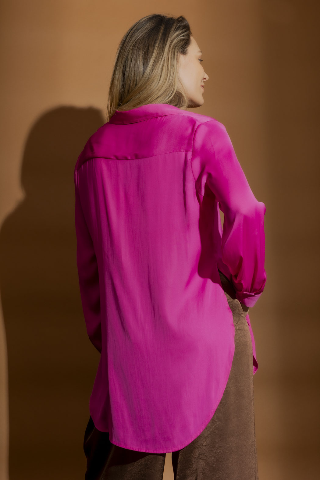 Fuchsia Button Charlie Shirt