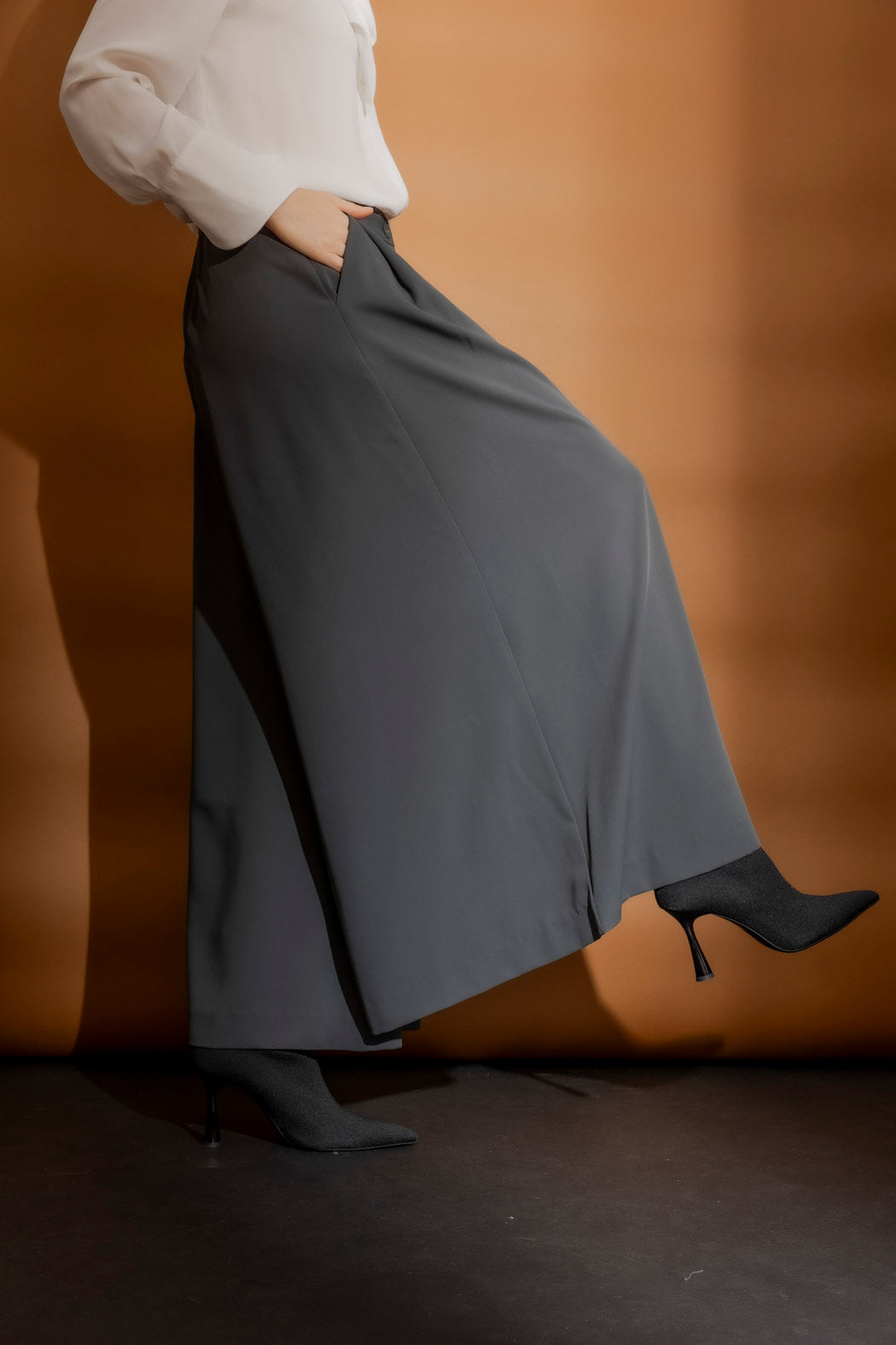 Steel Euro Wide Leg Culotte