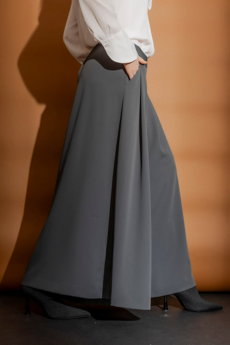 Steel Euro Wide Leg Culotte