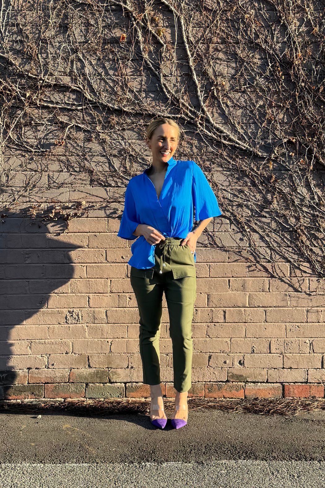 Sapphire Milan Fluted Blogger Shirt