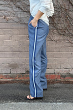 Chambray Sport Barrel Pant