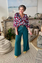 Burgundy Victoria Blouse