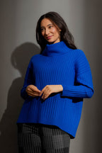 Cobalt Cowl Neck Jumper Cobalt S/M