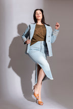 Light Denim Nevada Skirt