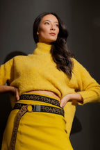 Chartreuse Knobbly Knit Jumper Chartreuse S