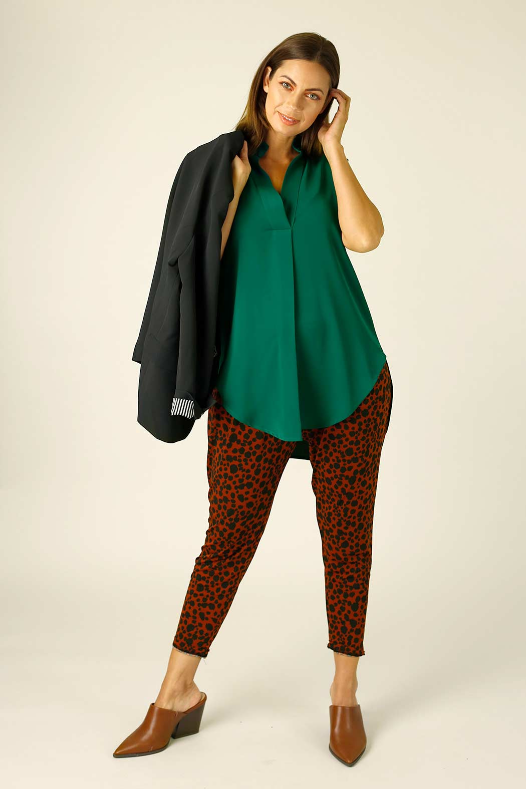 Green Soft Touch Blogger Cami