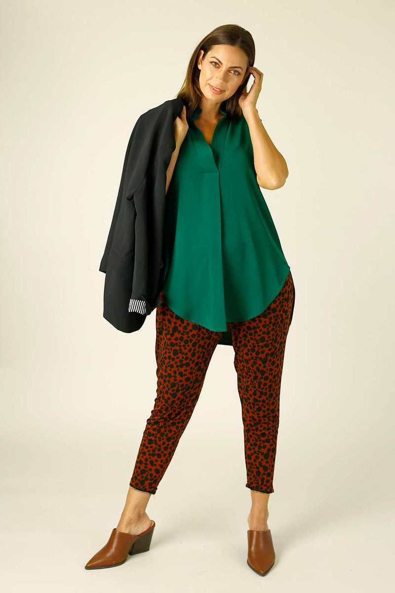 Green Soft Touch Blogger Cami