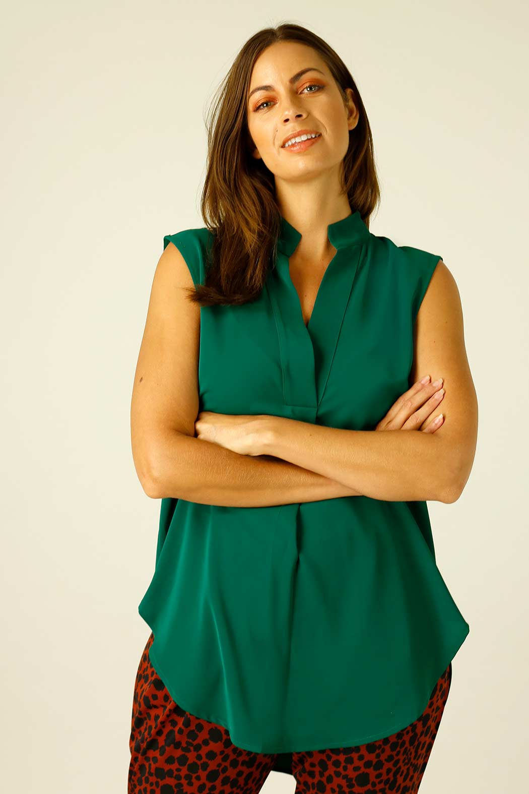 Green Soft Touch Blogger Cami
