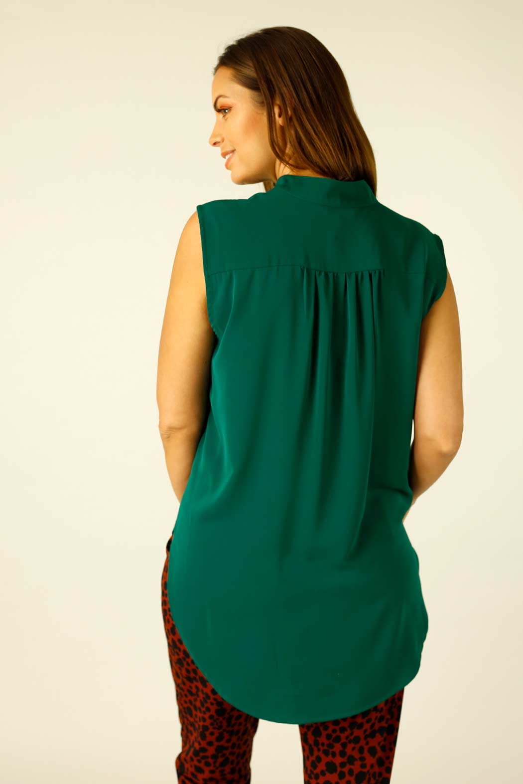 Green Soft Touch Blogger Cami