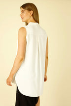 Ivory Soft Touch Flounce Shirt