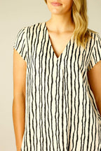 Stripe Silky Sydney Top