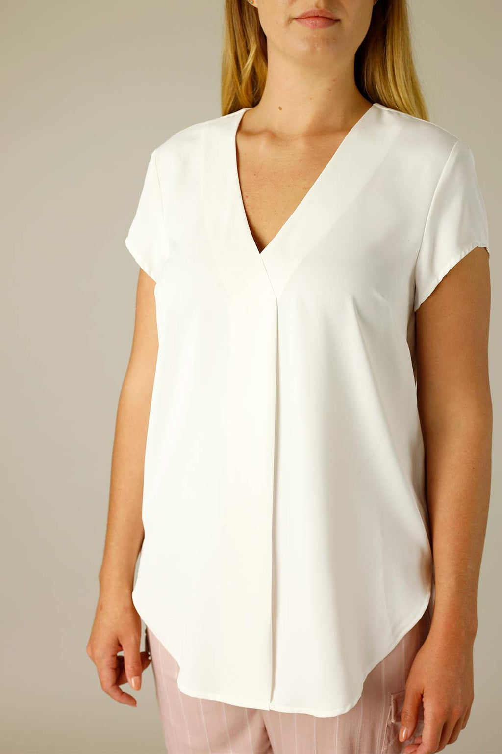 Ivory Soft Touch Sydney Cap Blouse