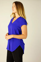 Cobalt Soft Touch Sydney Cap Blouse - SALE