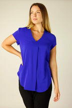 Cobalt Soft Touch Sydney Cap Blouse - SALE