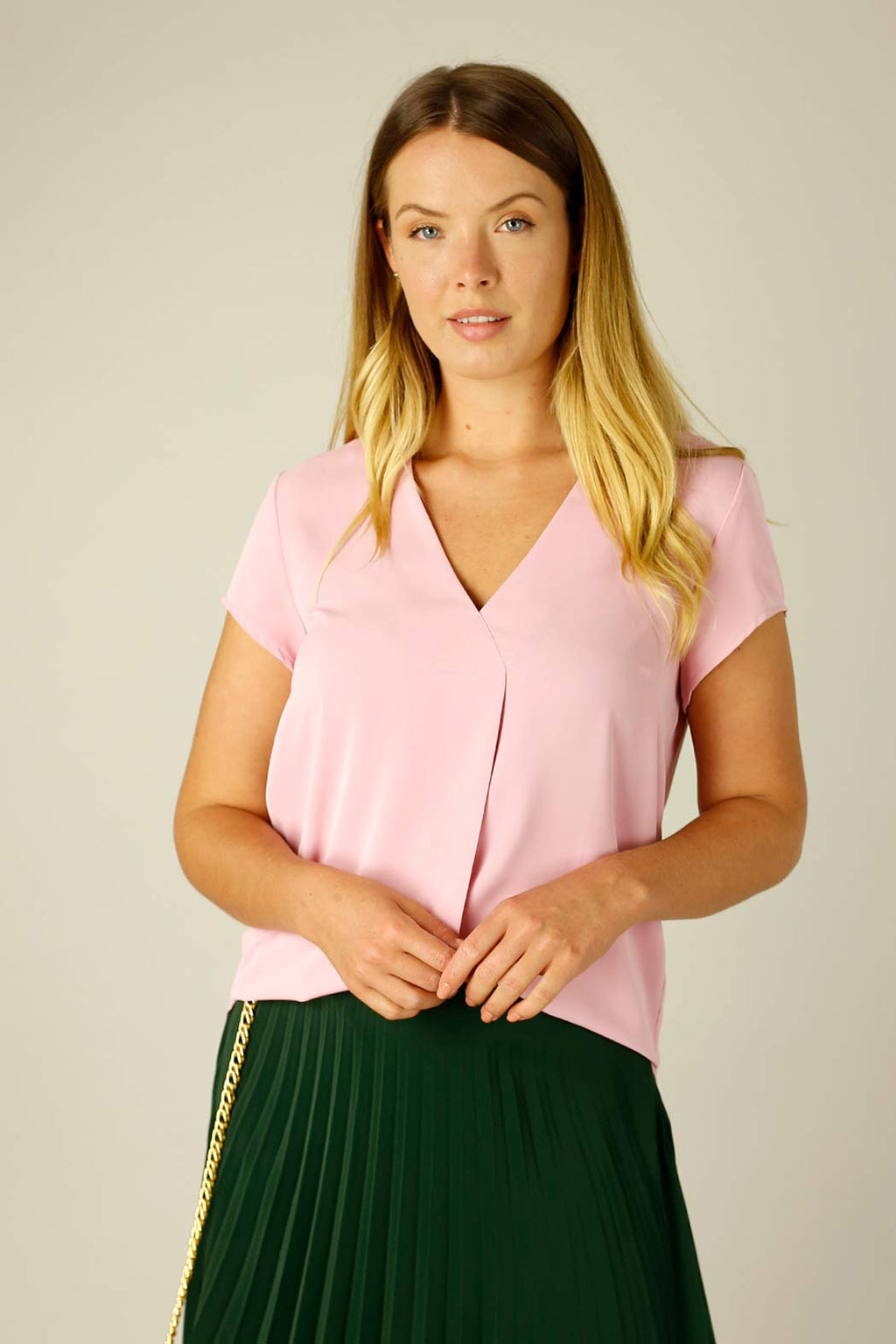 Pink Soft Touch Sydney Cap Blouse