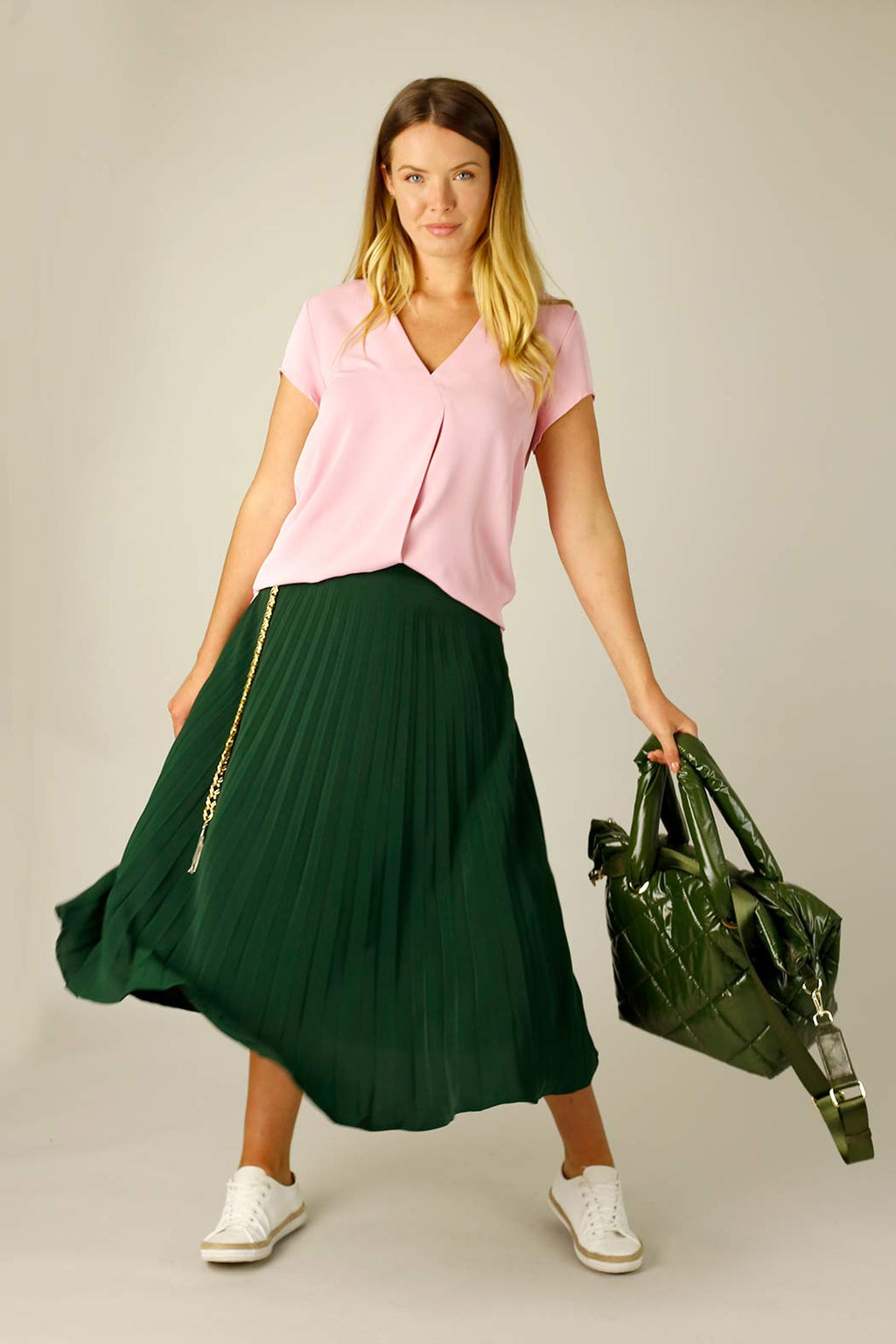 Pink Soft Touch Sydney Cap Blouse