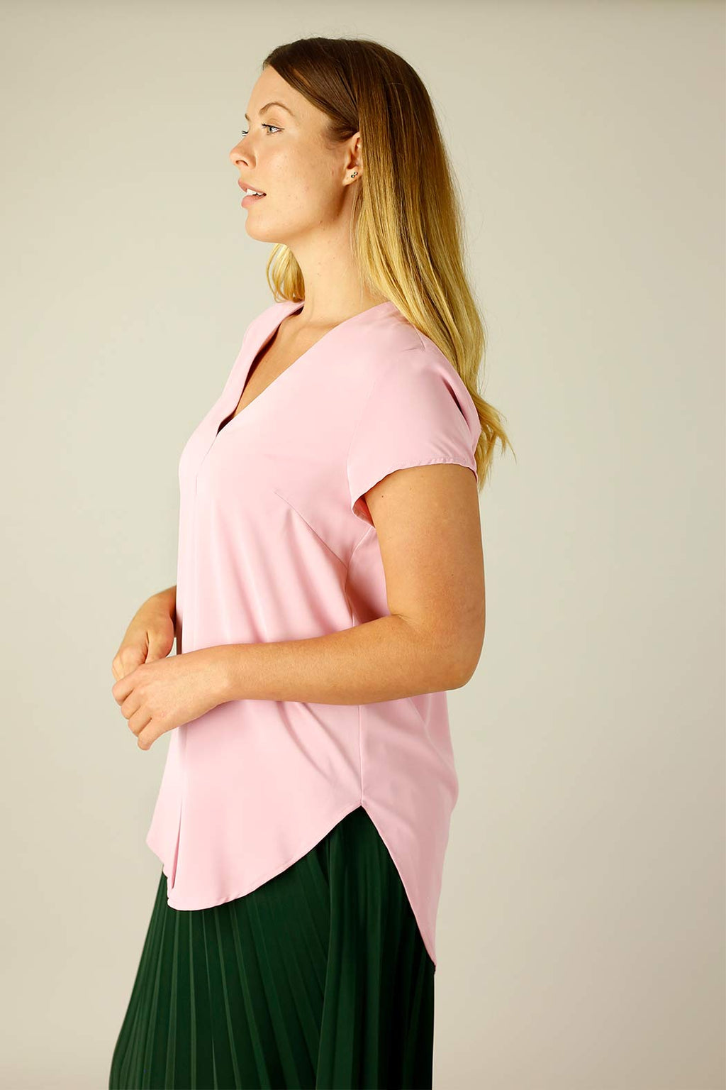 Pink Soft Touch Sydney Cap Blouse