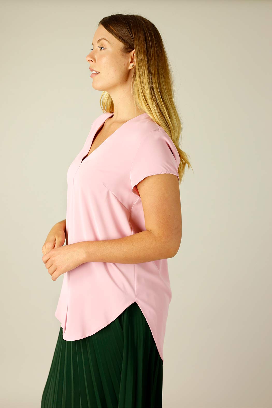 Pink Soft Touch Sydney Cap Blouse