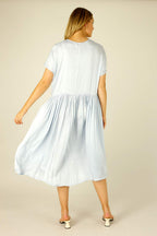 Light Blue Silky Bondi Kaftan Dress - SALE