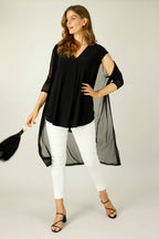 Black Jersey Cooli Cap Tee - SALE