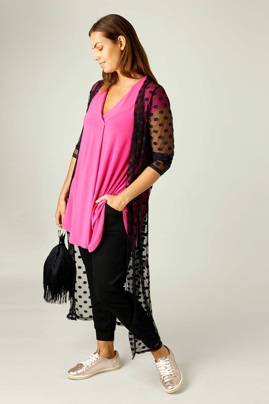 Pink Jersey Coolli Cap Sleeve - SALE