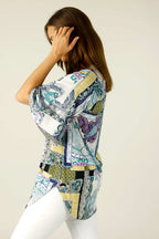Paisley Jersey Bell Sleeve Top - FINAL SALE