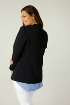 Black Euro Santo Blazer