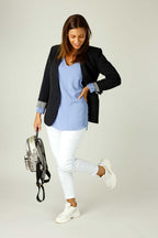 Black Euro Santo Blazer