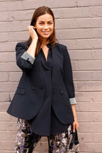 Black Euro Santo Blazer