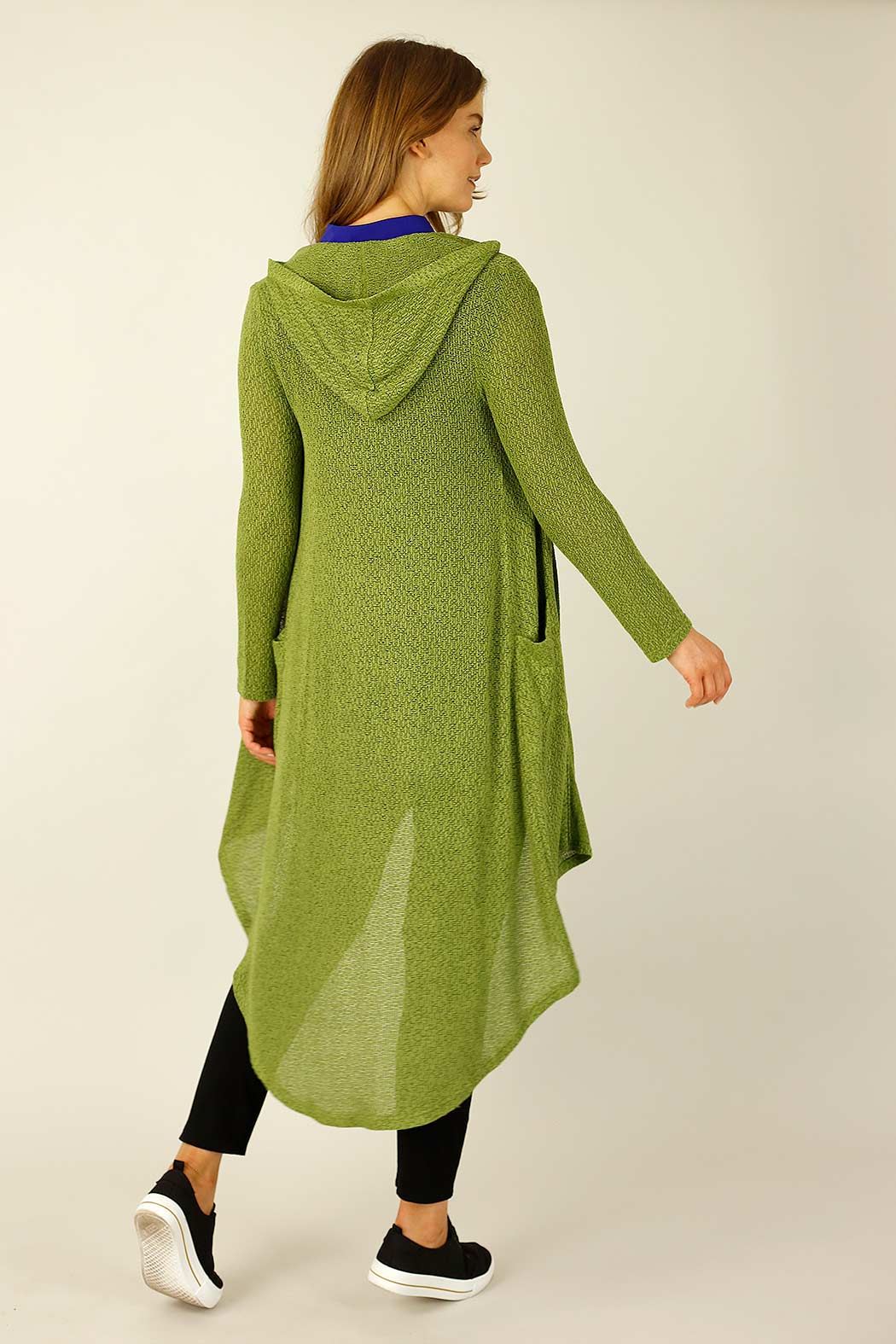 Olive Liberty Knit Travel Cardi