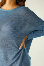 Denim Liberty Knit Overtop - SALE
