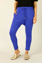 Cobalt Bamboo Drop Crotch Pant