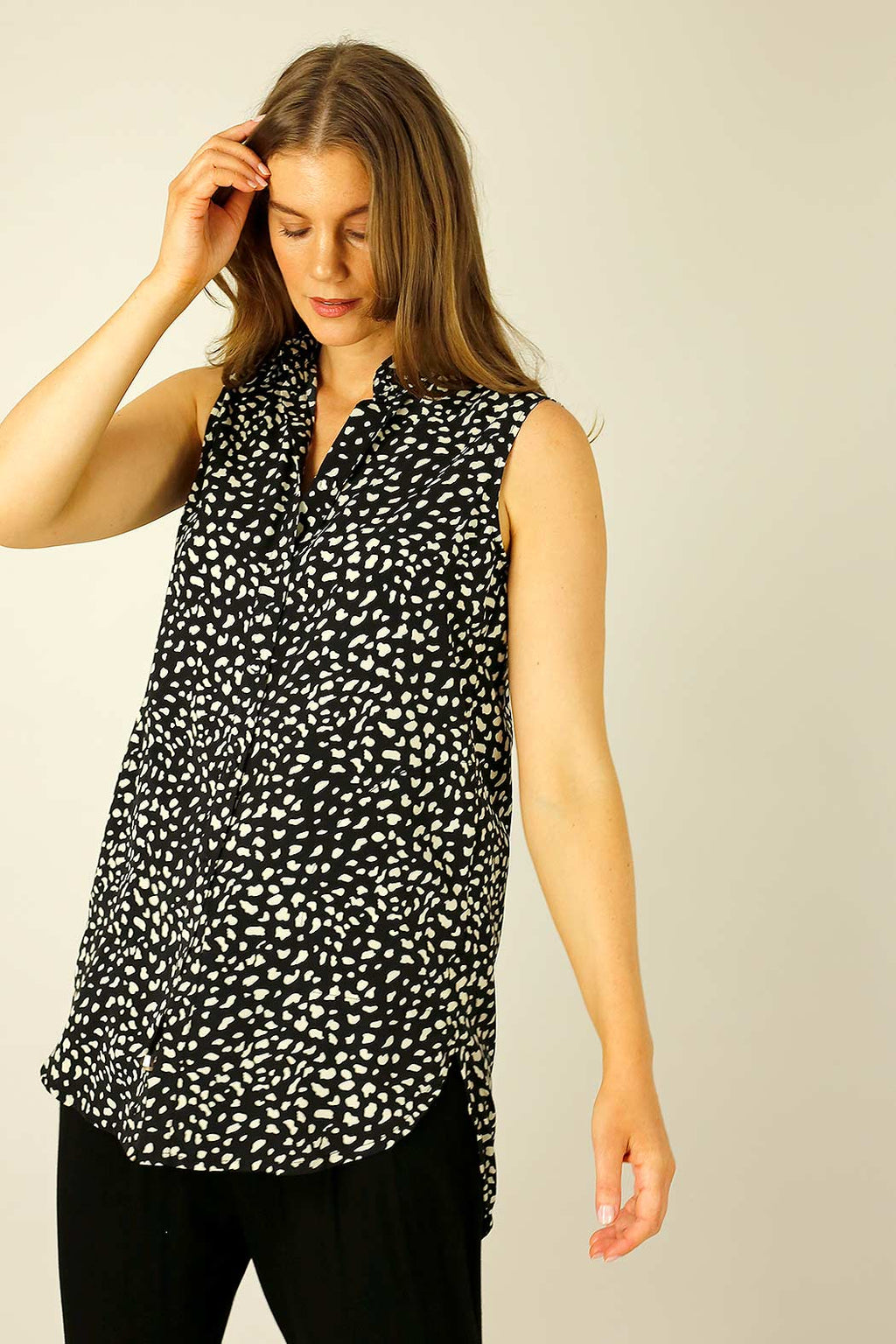 Black Animal Nano Pocket Cami - SALE