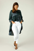 Jade Nano Patchwork Dress