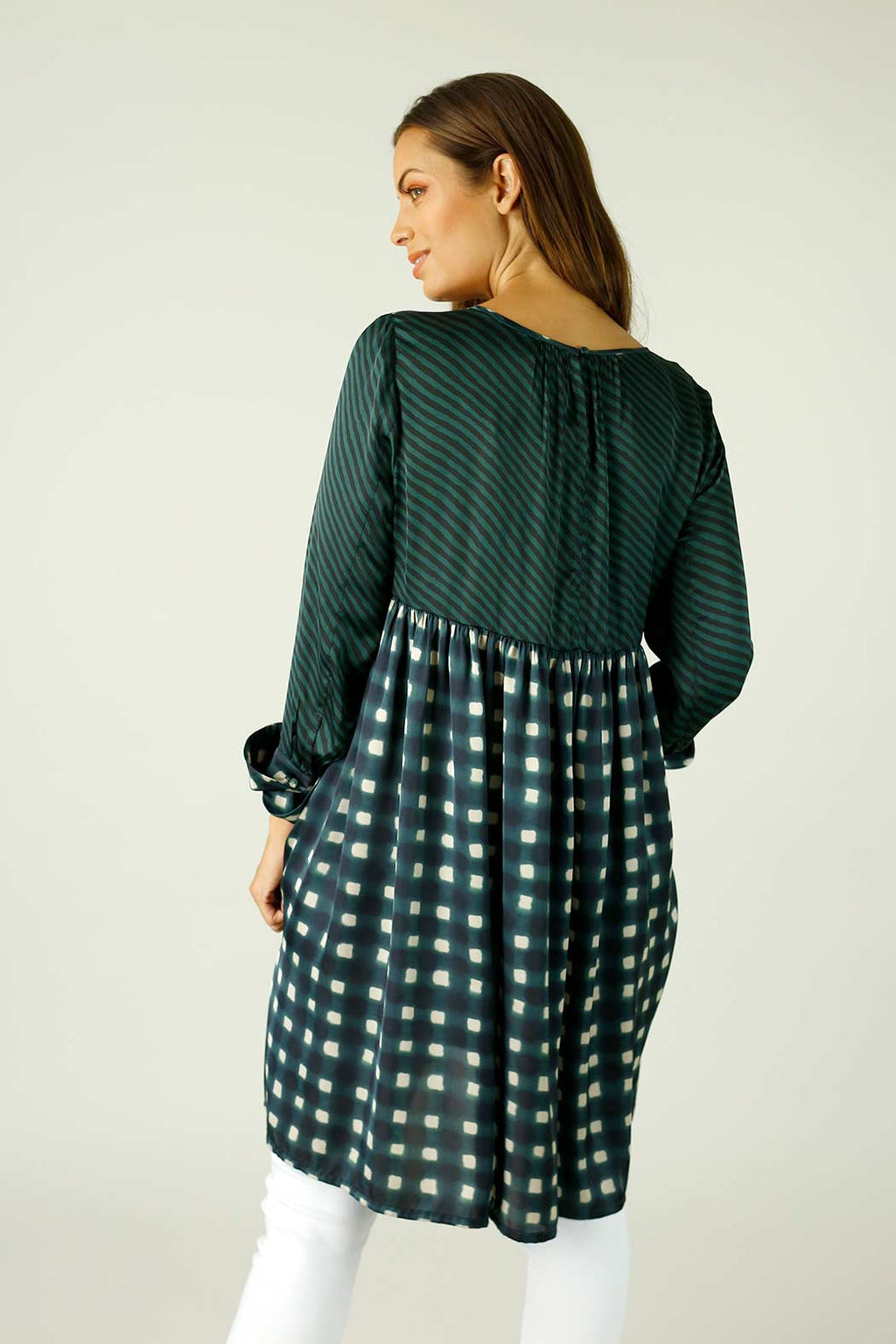 Jade Nano Patchwork Dress