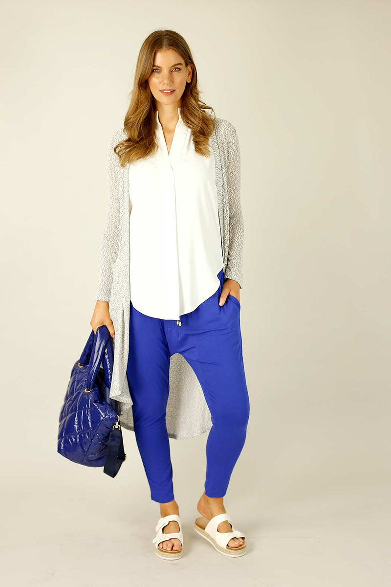 Grey Liberty Knit Travel Cardi - SALE