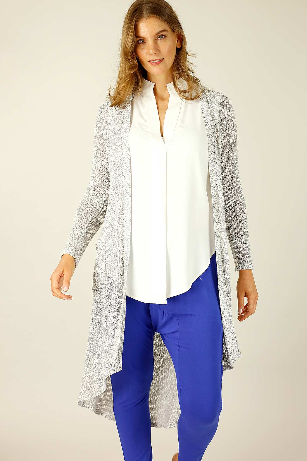 Grey Liberty Knit Travel Cardi - SALE