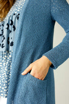 Denim Liberty Knit Travel Cardi